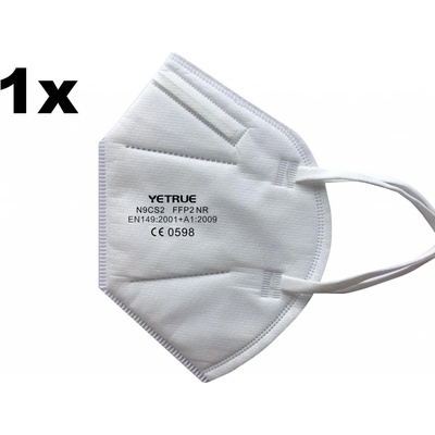 Yetrue respirátor FFP2 N9CS2 certifikovaný 1 ks
