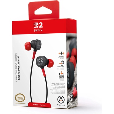 PowerA Wired Earbuds Nintendo Switch 2 NSHS0531-01