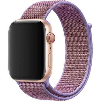 Apple Оригинална текстилна каишка за Apple Watch 42мм, 44мм, 45мм, 46мм, Ultra 49мм - Apple Lilac Sport Loop (лилав) (mv6k2zm/a)