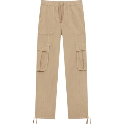 Pull&Bear Карго панталон бежово, размер M
