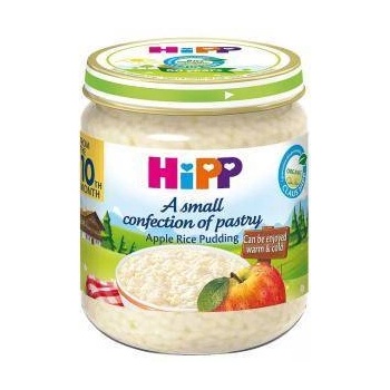 HiPP Плодов десерт от био мляко с ориз и ябълка hipp, 10+ месеца, 200гр