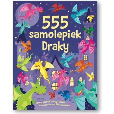555 samolepiek draky