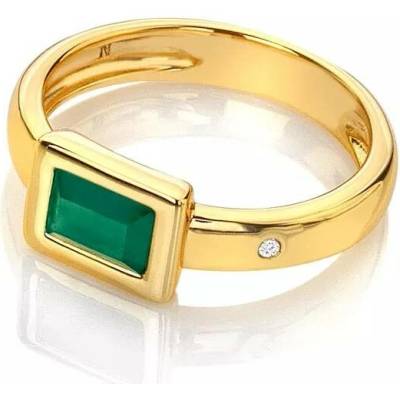 Hot Diamonds prsten X Gemstones Rectangle DR263