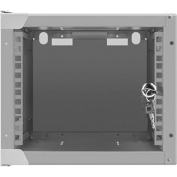 Lanberg Комуникационен шкаф Lanberg WF10-2304-10S, 10", 4U, 280 x 310 x 247 mm, сив (WF10-2304-10S)