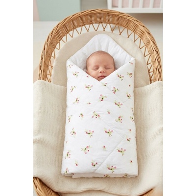 Baby Nellys Dojčenská zavinovačka Jemné kvety