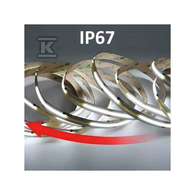led strip/24v/cob/12w ip67/4k 5m