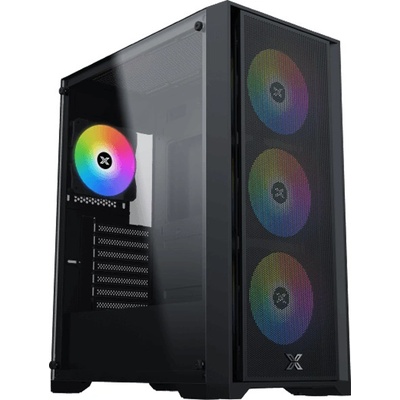 Ion Computers Геймърски компютър ION Gaming X II с процесор AMD Ryzen 7 5800X3D, видео карта Radeon RX 9070 GRE 12GB GDDR6, RAM памет 16GB(2x8GB) DDR4 3200MHz, SSD 1TB NVMe PCIe Gen4, водно охлаждане 360 (c003711)