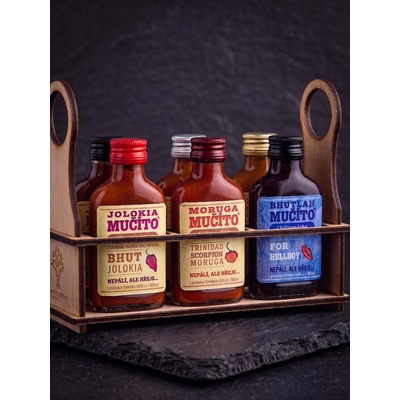 Seminka-chilli.cz Mučíto dárková sada chilli omáček 6 x 100 ml