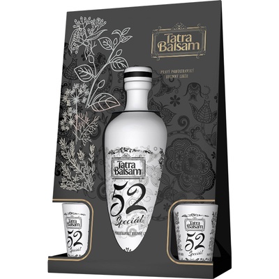 Tatra Balsam Special Keramika 52% 0,7 l (dárkové balení 2 sklenice)