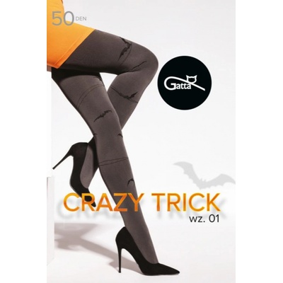Dámské punčochové kalhoty CRAZY TRICK 01 TOPINO.nero
