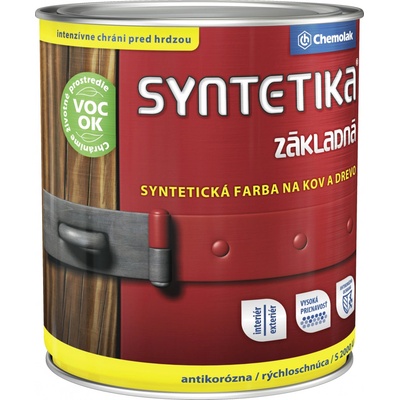 Chemolak Syntetika 0,6 l sivá