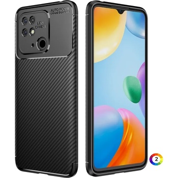 Image 1 of Xiaomi Redmi 10C Удароустойчив Carbon Fiber Калъф и Протектор