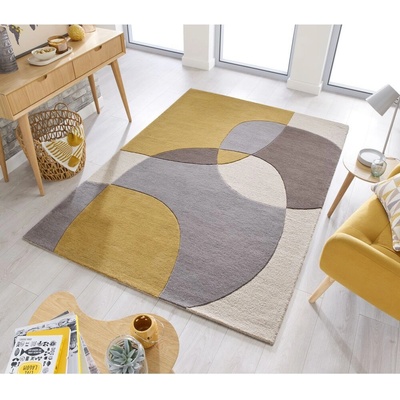 Flair Rugs Radiance Glow Ochre