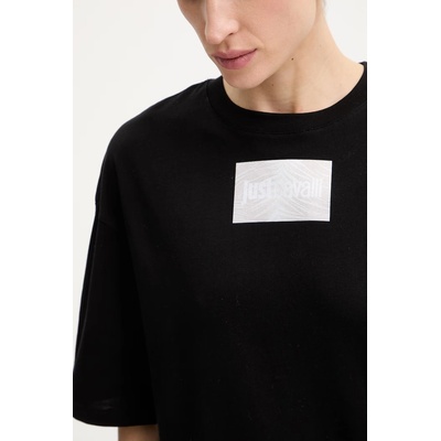 Just Cavalli Памучна тениска Just Cavalli (80PAHT08.CJ500)