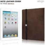 elago Note Leather Cover - луксозен кожен калъф за iPad Air, iPad 5 (2017), iPad 2/3/4 (естествена кожа-ръчна изработка)