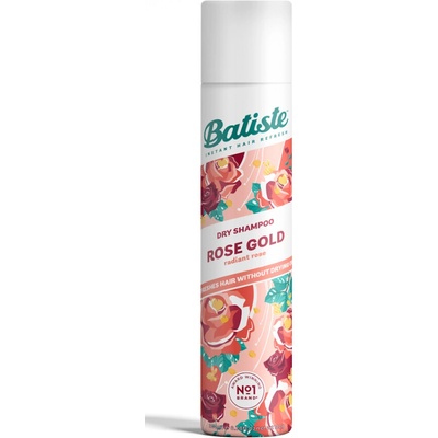 Batiste Dry Shampoo Rose Gold Suchý šampón s vůní bergamotu a jasmínu 200 ml