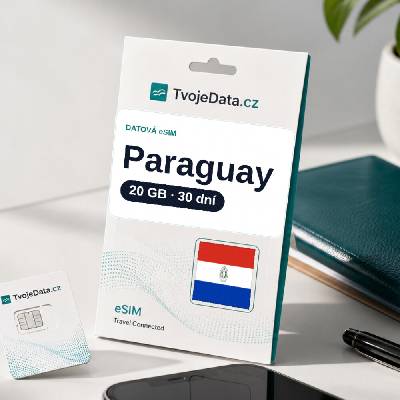 eSIM Paraguay 20 GB / 29 dní