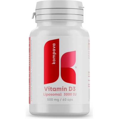 Kompava Vitamin D3 60 kapslí