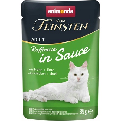 Animonda Vom Feinsten Raffinesse In Sauce kura & kačica v omáčke 85 g