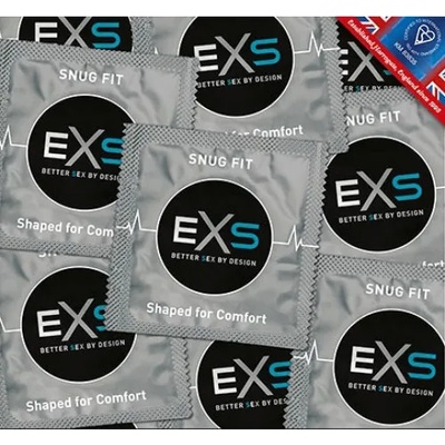 EXS Condoms 20 бр. Плътно прилепващи EXS Snug Fit 49 мм - насипни