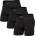 Saxx Мъжко синтетично термобельо Saxx Daytripper Boxer Brief Fly 3-Pack Synthetic base layer - Black (014-1940-0114)