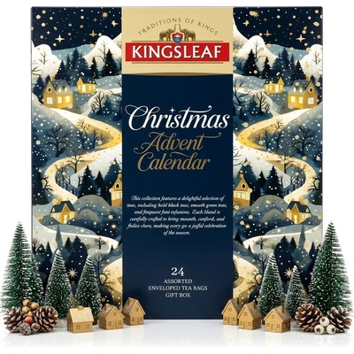 KINGSLEAF Xmas Advent Calendar 11 druhů čajů