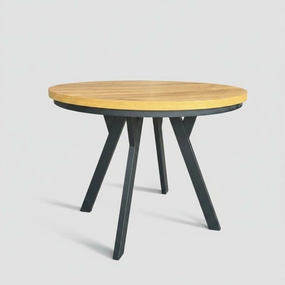 Femix Rozkládací CENTRO 100-140 x 77 cm dub craft černá