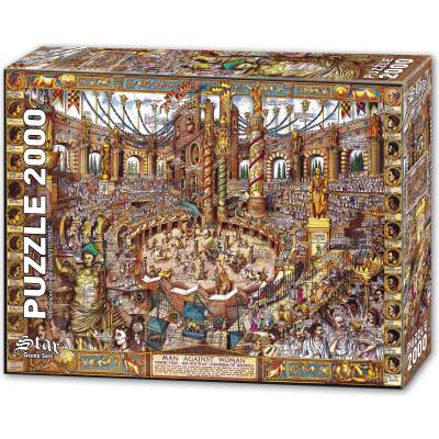 Star - Puzzle Man Against Woman - 2 000 piese