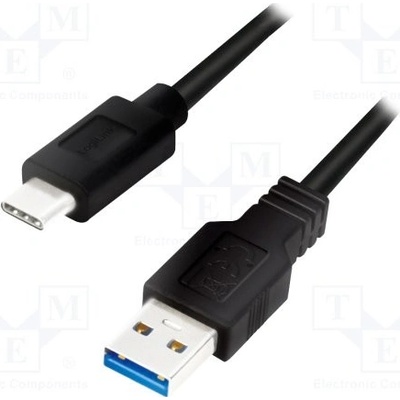 Logilink CU0171 USB 3.0, USB A vidlice, USB C vidlice, 3m, černý