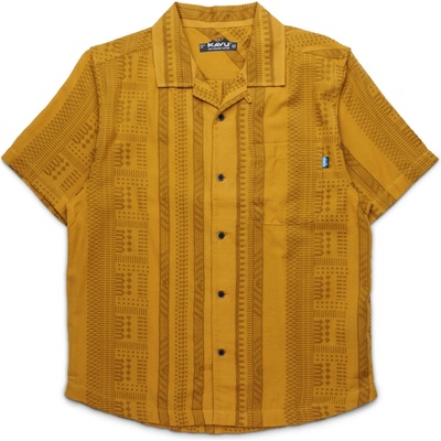 KAVU Мъжка риза с копчета KAVU Castaway Shirt - Wood Dobby - размер M (033-3151-0212)