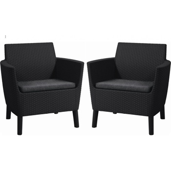 Keter Salemo Duo Set grafit 2 ks