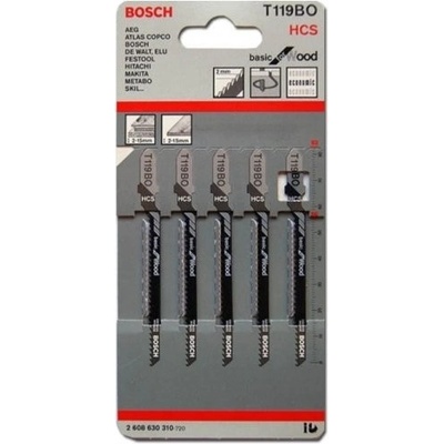 Bosch НОЖ ЗА ПРОБ. ТРИОН Т119ВО ЗА ФИННО РЯЗАНЕ НА ДЕТАЙЛИ ОТ ДЪРВО БОШ 2-15мм (2608630310)