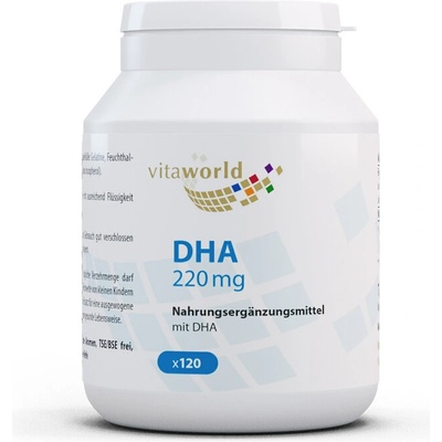 vitaworld DHA / Докозахексаенова киселина 220 mg, 120 софтгел капсули (09202892 VW)