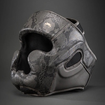 Venum | Официален Вносител за България Каска за Бокс Venum Impact Evo Scales Headgear - Dark Grey
