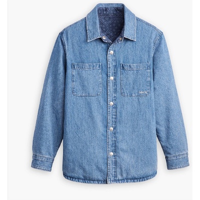 Levi's Men's Bryant Padded Reversible Green Overshirt - Greenpoint