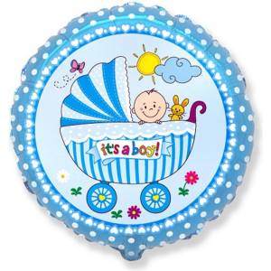 Flexmetal Балон от фолио It's a boy, 48 см