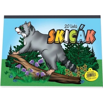 Skicák A4 20 listov