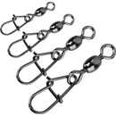 Savage Gear Karabínka s Obratlíkom Eggsnap Swivel M 23 kg 10 ks