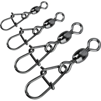 Savage Gear Karabínka s Obratlíkom Eggsnap Swivel M 23 kg 10 ks