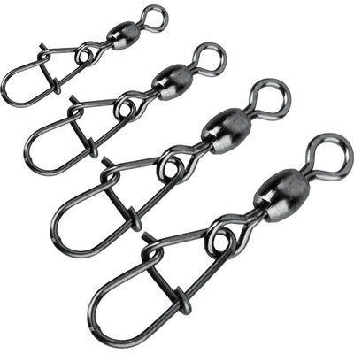 Savage Gear Karabínka s Obratlíkom Eggsnap Swivel XS 17 kg 10 ks