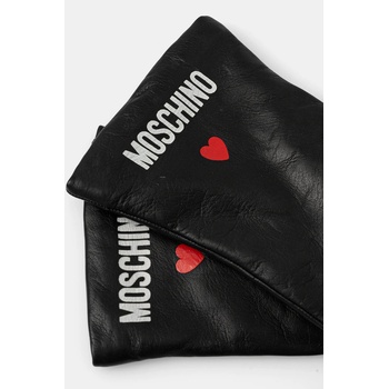 Moschino Кожени ръкавици Moschino в черно M3355 65458 (M3355.65458)