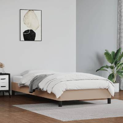 vidaXL 346885 Rám postele cappuccino umělá kůže