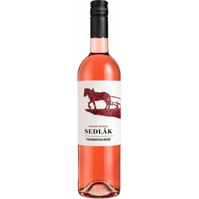 Sedlák Frankovka rosé zemské Polosuché růžové 2025 11,5% 0,75 l (holá láhev)