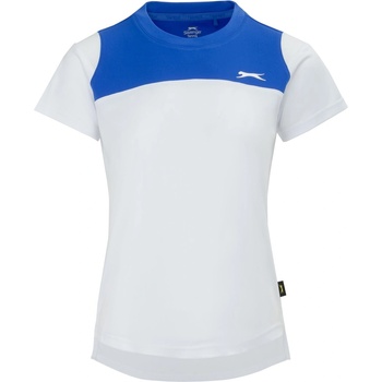Slazenger Дамска тениска Slazenger Court Tee Womens - Blue/White