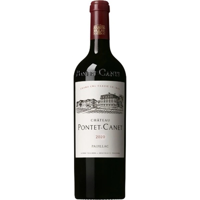 Château Pontet Canet Cuvée suché červené 2020 13% 0,75 l (čistá fľaša)