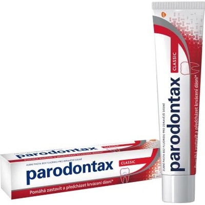 Parodontax Classic паста за зъби без флуорид за намаляване на кървенето на венците и възпалението 75 ml
