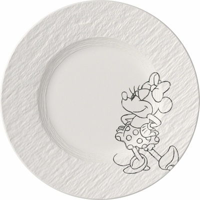 Snídaňový talíř Manufacture Rock Mickey Mouse 21,7 cm, bílý