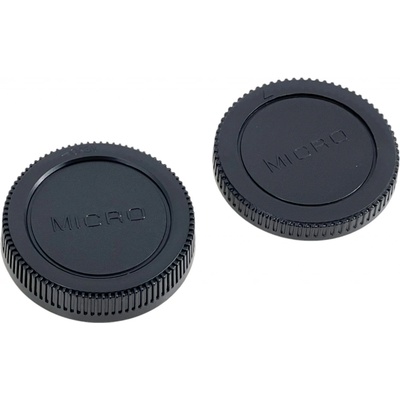 FILM-TECHNIKA Přední a zadní krytka na objektiv Micro 4/3 (MFT) – Zbozi.Blesk.cz