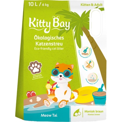 KittyBay Meow Tai hnedý maniok 3 x 10 l
