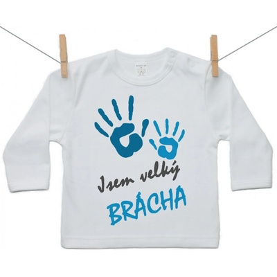 Boodyy tričko s dlouhým rukávem Jsem velký brácha